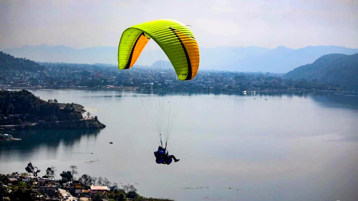 Paragliding in Pokhara